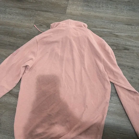 ALO Yoga Blush Waffle Knit Hoodie - Picture 2 of 4